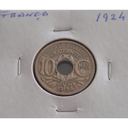 França - 10 Centimes - 1924