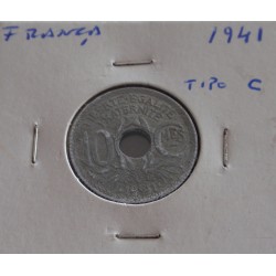 França - 10 Centimes - 1941...