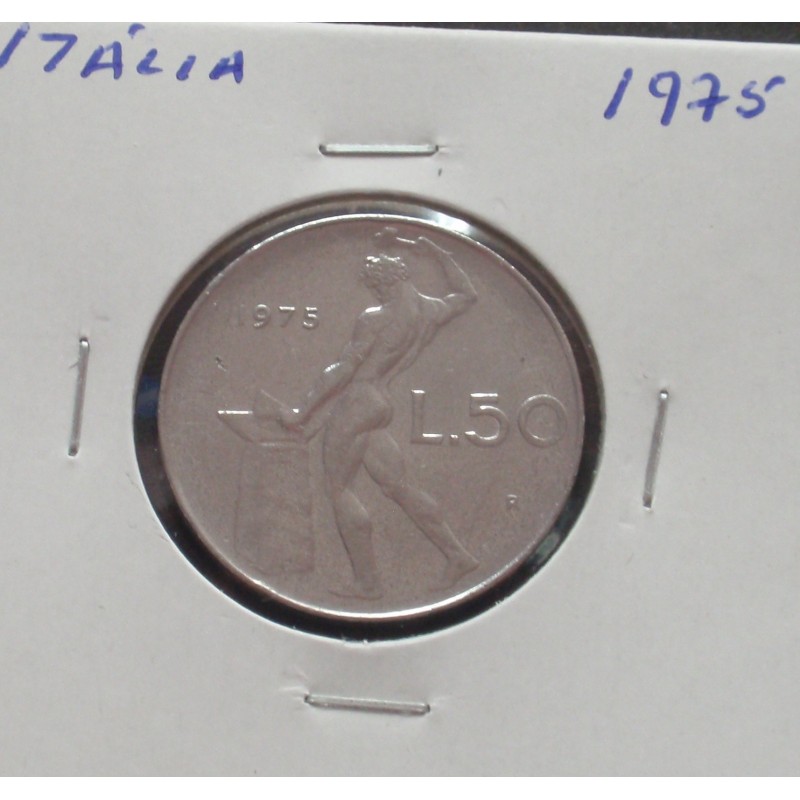 Itália - 50 Liras - 1975
