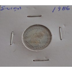 Suiça - 1/2 Franc - 1986