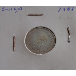 Suiça - 1/2 Franc - 1987