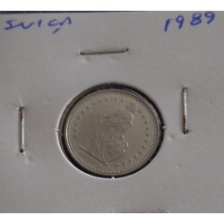 Suiça - 1/2 Franc - 1989