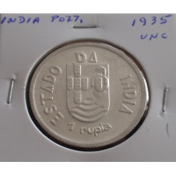 India - 1 Rupia - 1935 -...