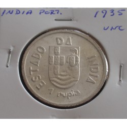 India - 1 Rupia - 1935 -...