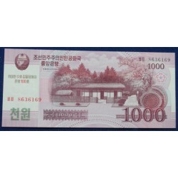 Coreia do Norte - 1000 Won...