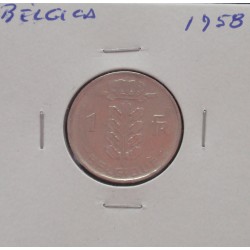 Bélgica ( Belgique ) - 1 Franc - 1958