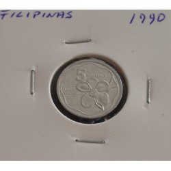 Filipinas - 5 Sentimo - 1990