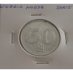 Coreia do Norte - 50 Won -...
