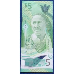 Barbados - 5 Dollars - 2022...