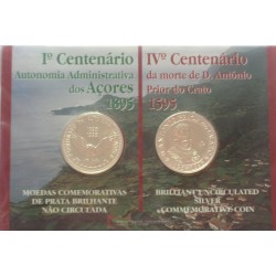 Portugal - 1995 - Cent. Açores / A. Prior Crato - BNC / Prata