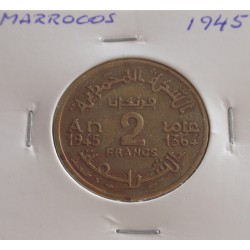 Marrocos - 2 Francs - 1945
