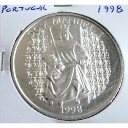 Portugal - 1000 Escudos -1998 - D. Manuel I - Prata