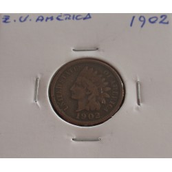 E. U. América - 1 Cent - 1902