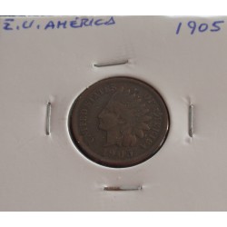 E. U. América - 1 Cent - 1905