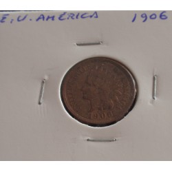 E. U. América - 1 Cent - 1906
