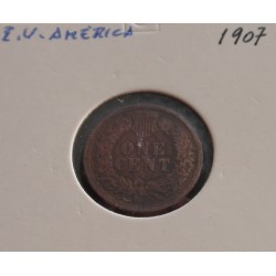E. U. América - 1 Cent - 1907