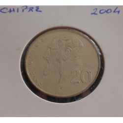 Chipre - 20 Cents - 2004