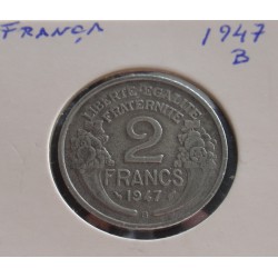 França - 2 Francs - 1947 B