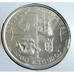 Portugal - 1000 Escudos -1998 - D. Manuel I - Prata