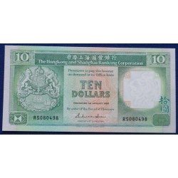 Hong - Kong - 10 Dollars -...