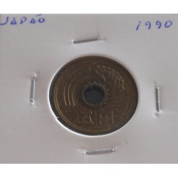 Japão - 5 Yen - 1990