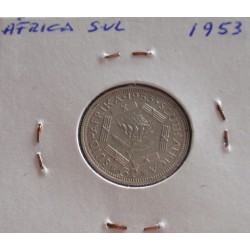 Africa do Sul - 6 Pence -...