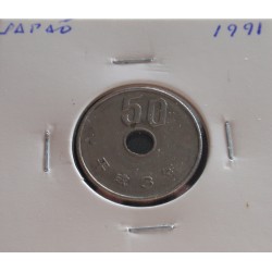 Japão - 50 Yen - 1991
