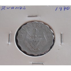 Ruanda - 2 Francs - 1970