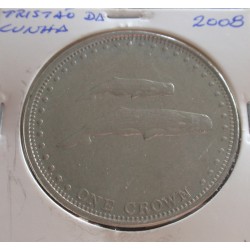 Tristão da Cunha - 1 Crown...