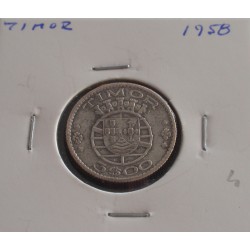 Timor - 3 Escudos - 1958 -...