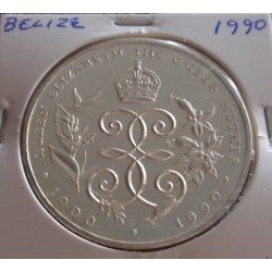 Belize - 2 Dollars - 1990