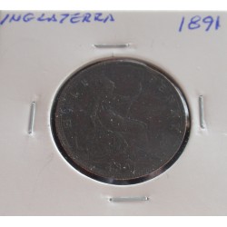Inglaterra - 1/2 Penny - 1891