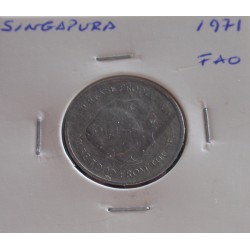 Singapura - 5 Cents - 1971...