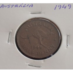 Austrália - 1/2 Penny - 1949