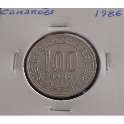 Camarões - 100 Francs - 1986