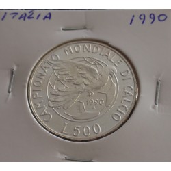 Itália - 500 Lire - 1990 -...