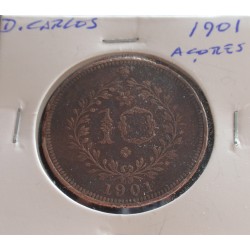 D. Carlos - 10 Réis - 1901...