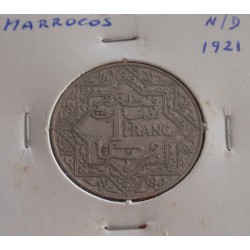 Marrocos - 1 Franc - 1921