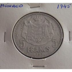 Mónaco - 5 Francs - 1945