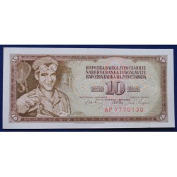 Jugoslávia - 10 Dinara - 1968