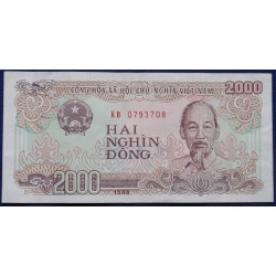 Vietname - 2000 Dong - 1988