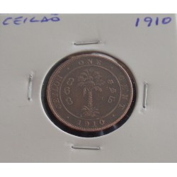 Ceilão - 1 Cent - 1910