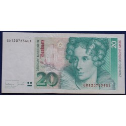 Alemanha - 20 Mark - 1993