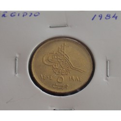 Egipto - 5 Piastres - 1984