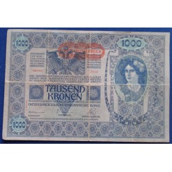 Áustria - 1000 Korun - 1902