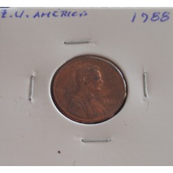 E. U. América - 1 Cent - 1988