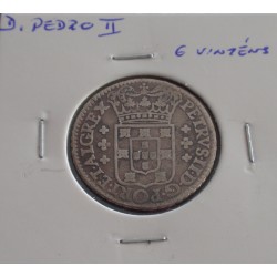 D. Pedro II - 6 Vinténs -...