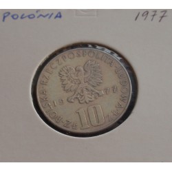 Polónia - 10 Zlotych - 1977