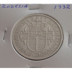 Rodésia - 1/2 Crown - 1932...