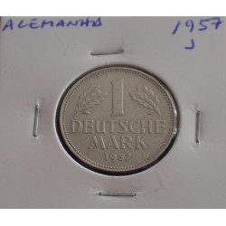 Alemanha - 1 Mark - 1957 J